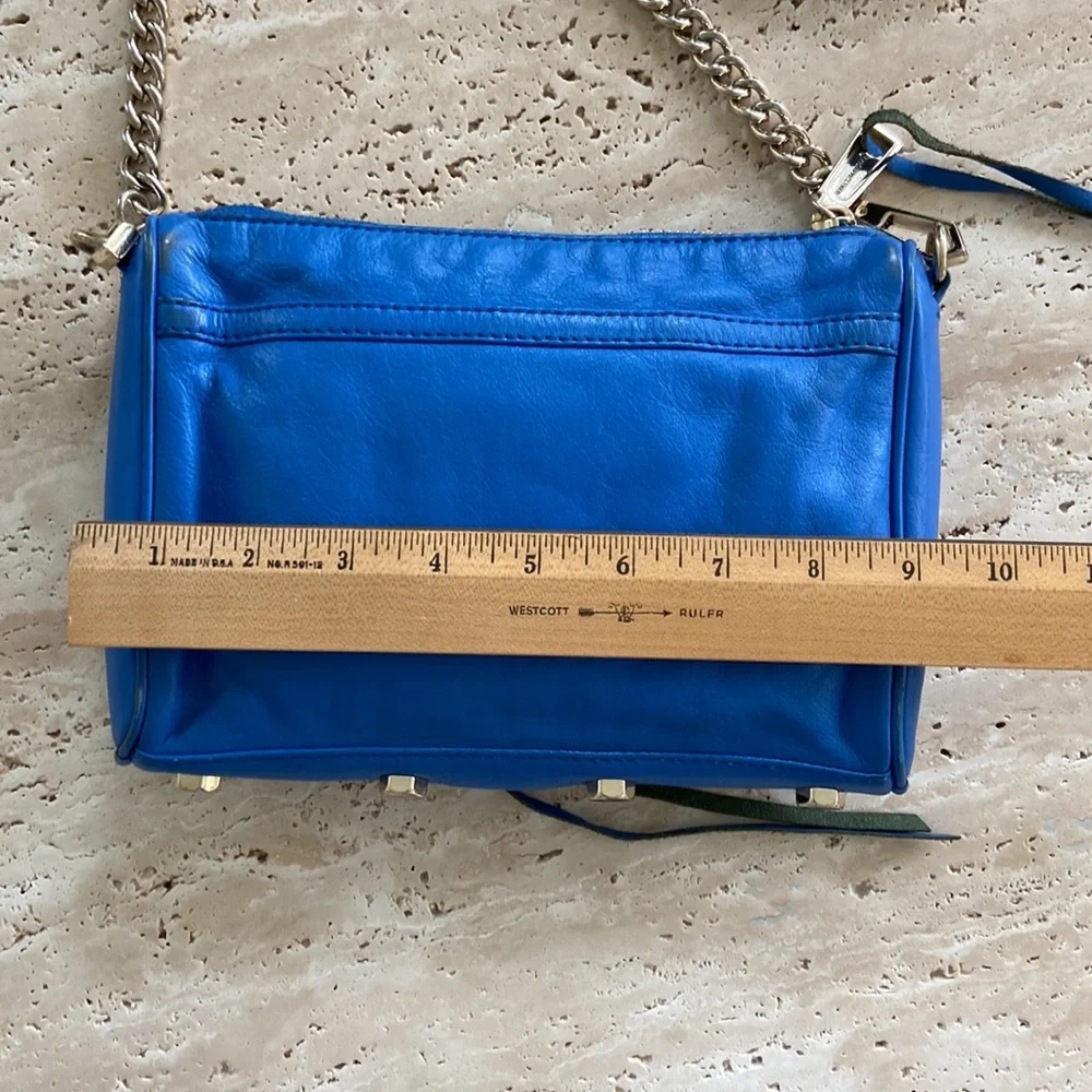 Rebecca Minkoff Electric Blue Leather Crossbody Bag